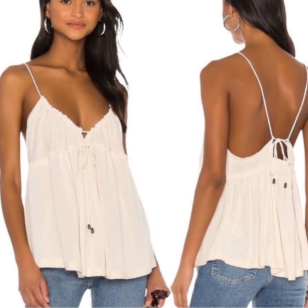 Free People | Sundrop Tank in Ivory - Picture 2 of 12